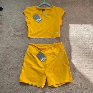 Gymshark rare citrus Dreamy set